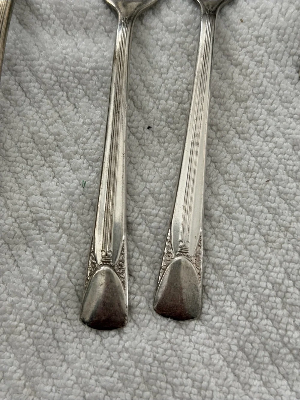 Vintage Silver Plated Flatware Set 30 Piece Assortment